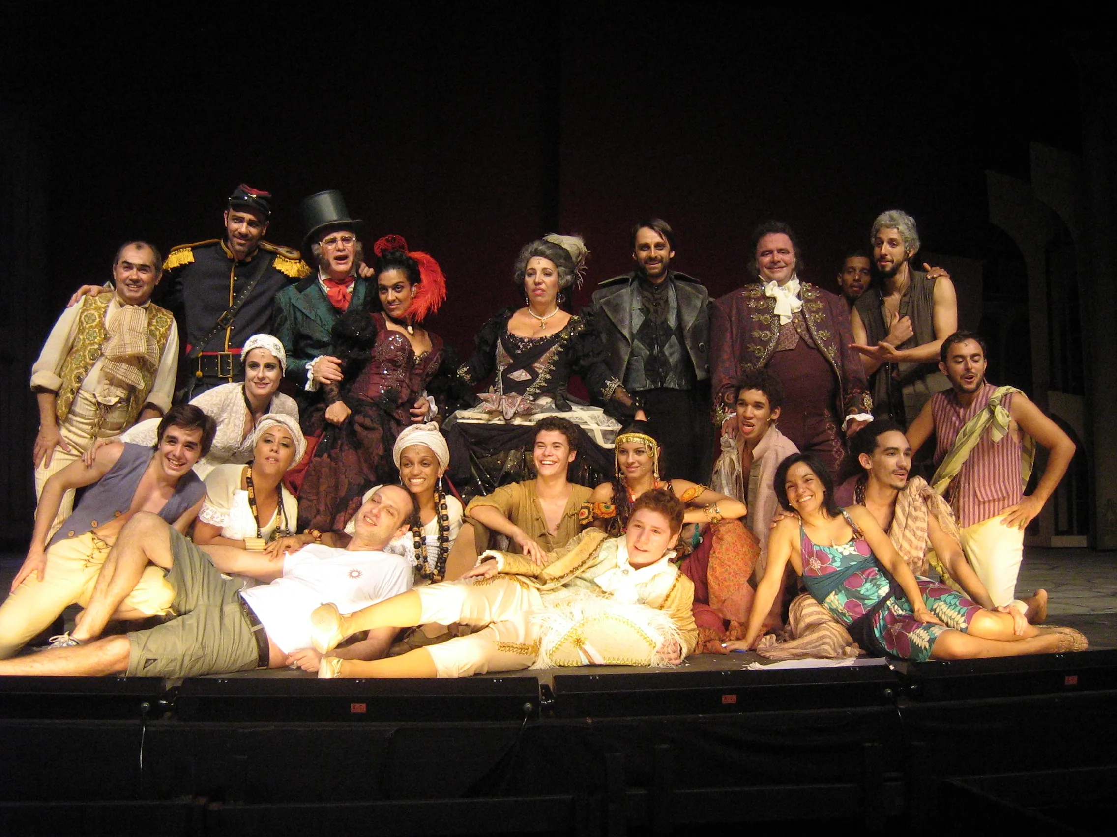 Cena do musical “Era no tempo do rei”